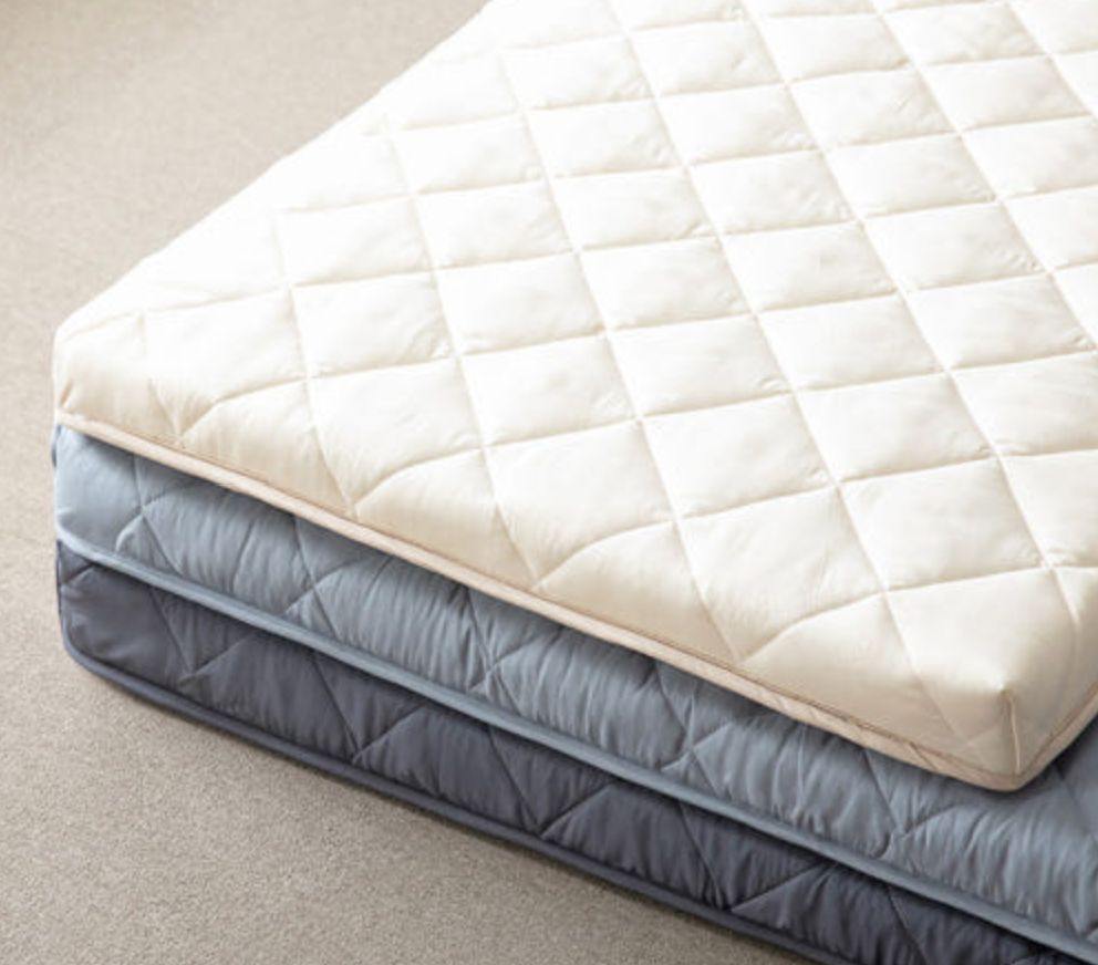 Mattresses, stacked