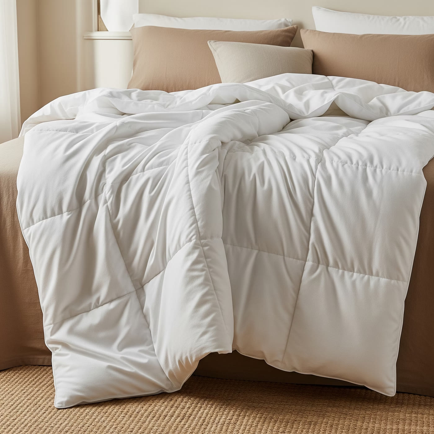 Finished bedding set