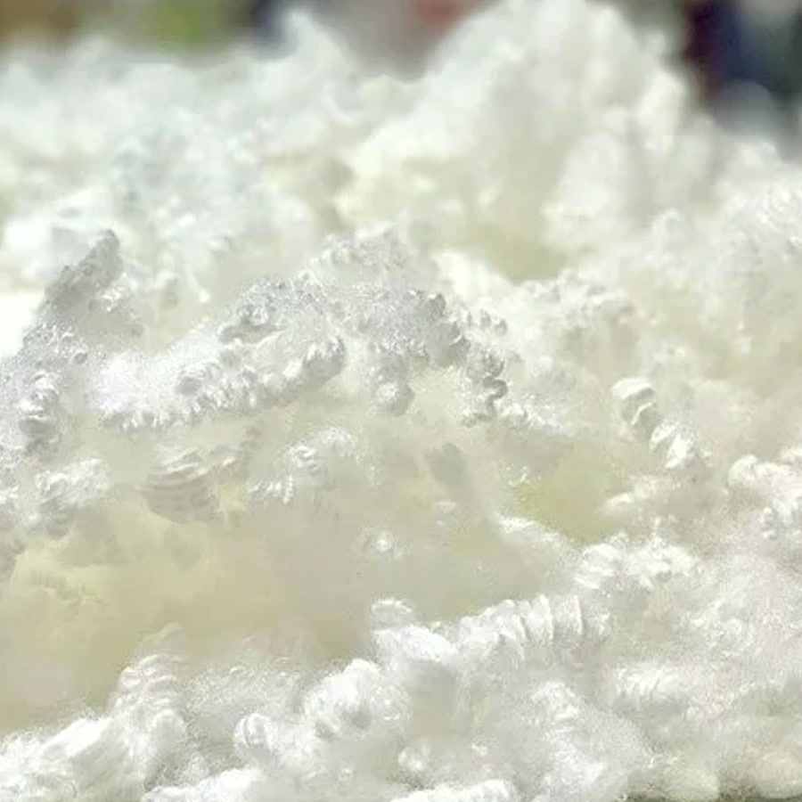 Polyester fibre fill